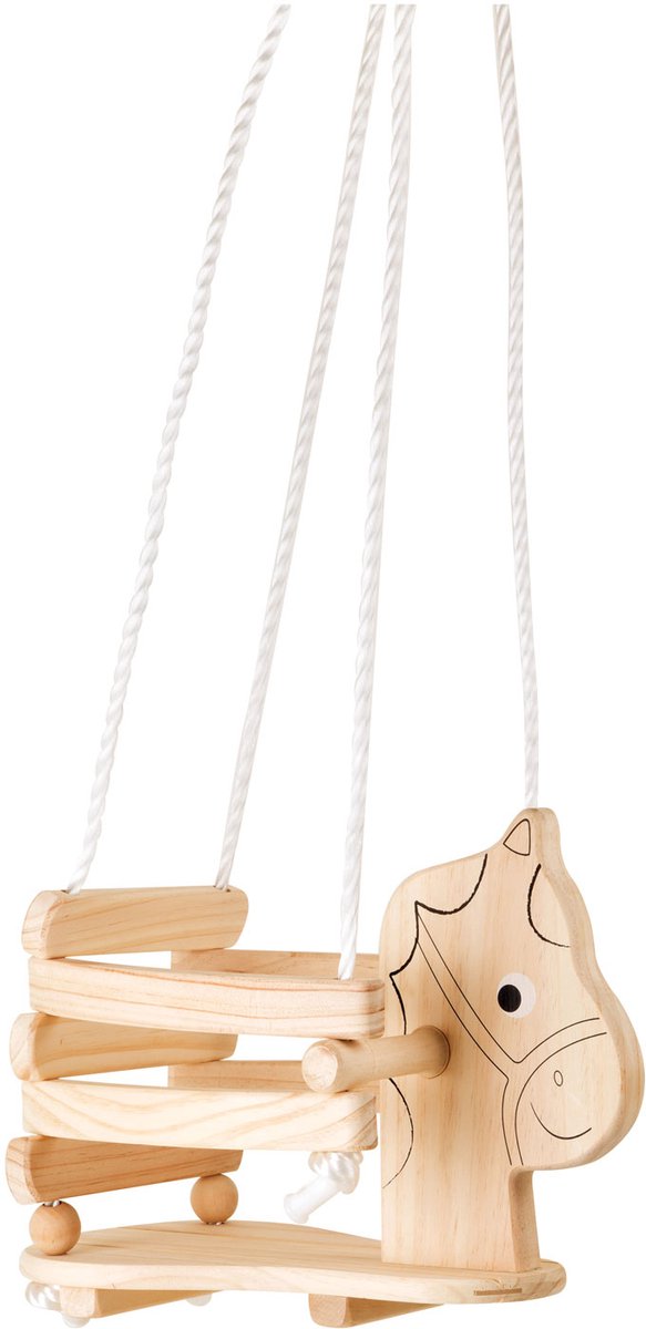 Load image into Gallery viewer, Small foot - houten paardenschommel, 145cm
