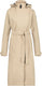 Agu lange regenjas - trench coat dames - regenjas dames - urban regenjas dames lang model - beige - xxl