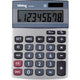 Rekenmachine office depot at-812e grijs metaal, plastic