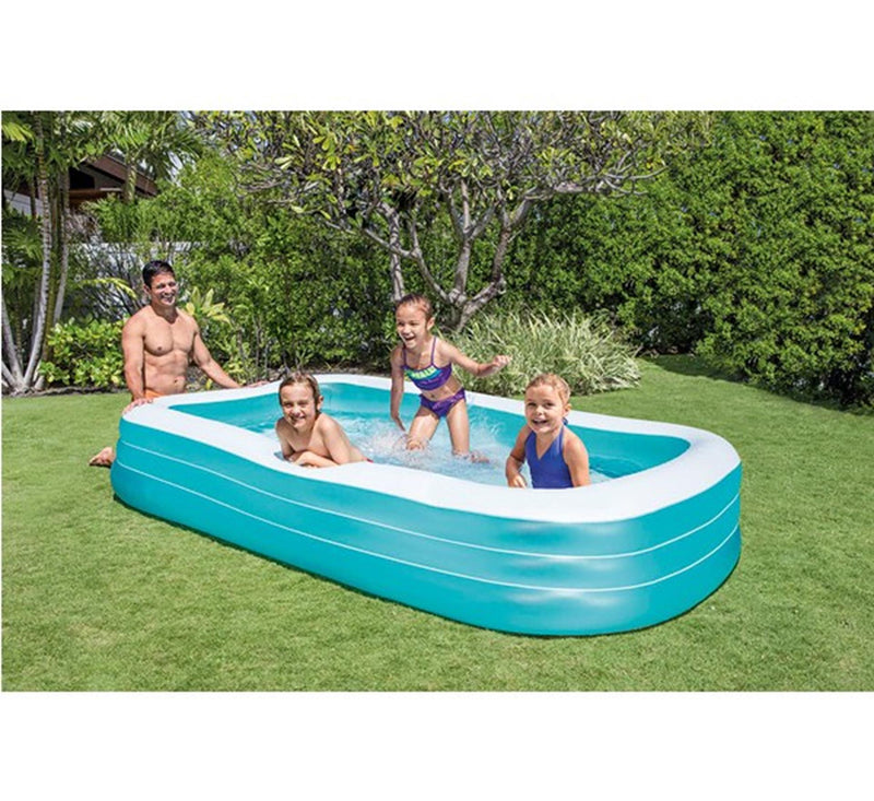 Load image into Gallery viewer, Intex Opblaasbaar zwembad Family Pool blauw
