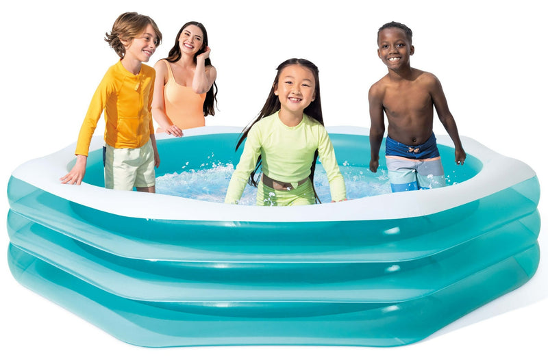 Load image into Gallery viewer, Intex opblaasbaar zwembad octagon - family pool
