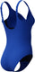 Speedo shaping cross knot 1 piece dames sportbadpak - blauw