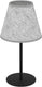 Eglo alsager tafellamp - e27 - 39,5 cm - zwart grijs - vilt staal