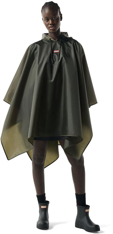 Hunter - unisex packable poncho kambaba green - maat one