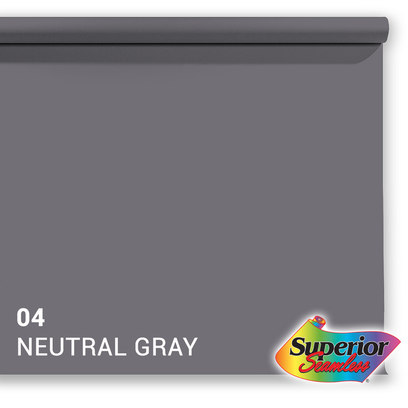 Load image into Gallery viewer, Superior achtergrondpapier 04 neutral grey 1,35 x 11m
