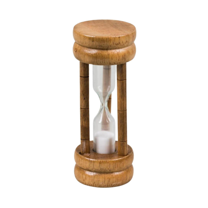 Load image into Gallery viewer, Metaltex zandloper 3 minuten donker hout
