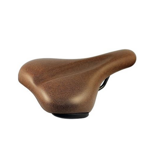 San remo zadel mâcon met bumper, heren. bruin, zonder strop