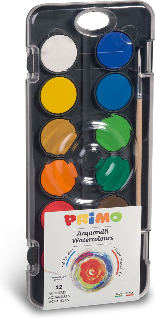 Primo - waterverf - 12 kleuren
