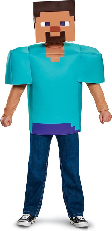 Disguise vegaoo - klassiek minecraft steve kostuum voor kinderen