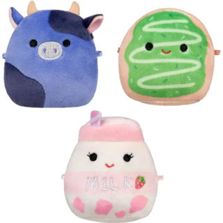 Jazwares squishmallows knuffel pluche - micromallows ingred, amelie, daisuke - 3dlg.