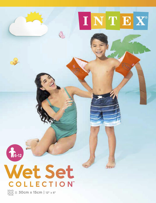 Intex zwemarmbandjes oranje l 30x15cm