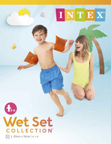 Intex zwemarmbandjes oranje 23x15 cm maat s