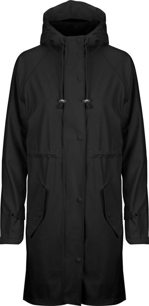 Ralka regenjas dames - mizzle - zwart - maat 36