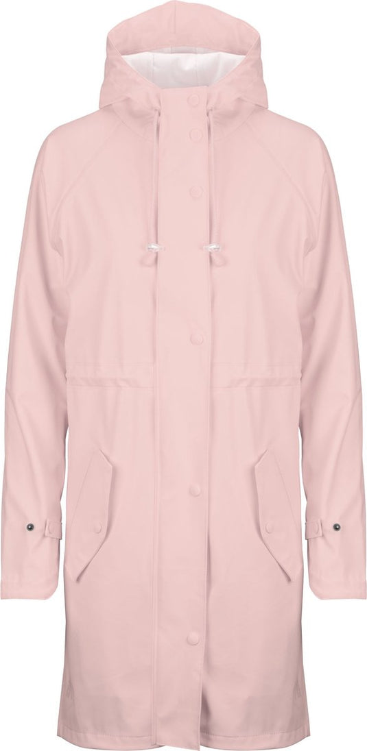 Ralka regenjas dames - mizzle - lichtroze - maat 44