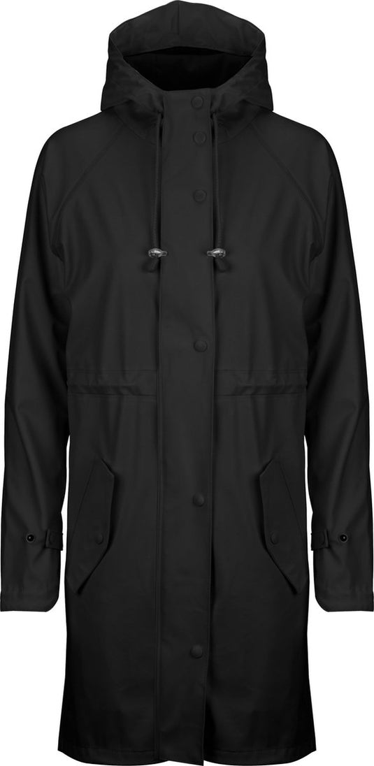 Ralka regenjas dames - mizzle - zwart - maat 42