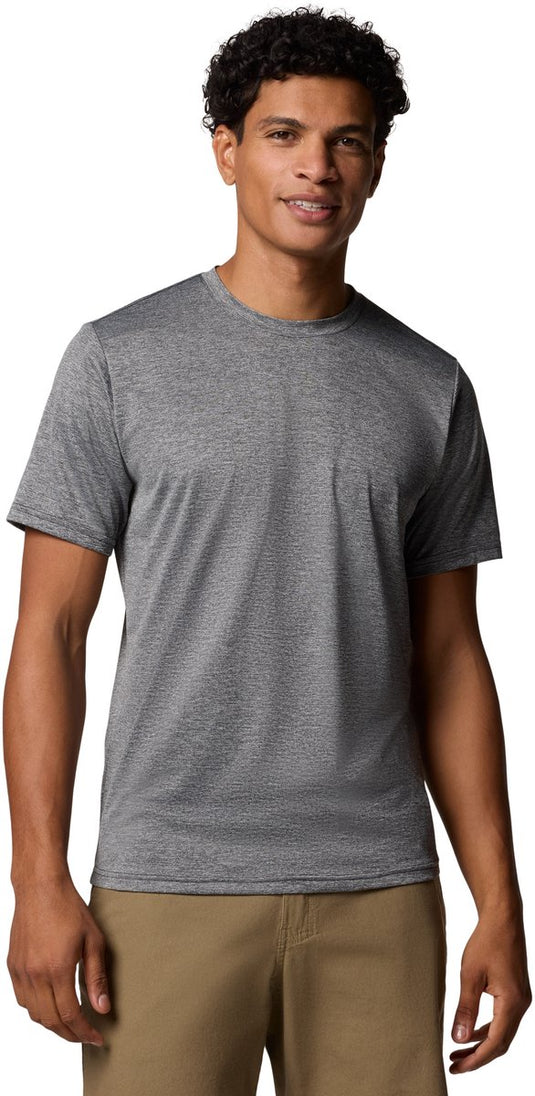 Columbia hike™ crew heren outdoorshirt - black heather