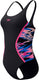Speedo hyperboom muscleback 1 piece dames sportbadpak - zwart roze