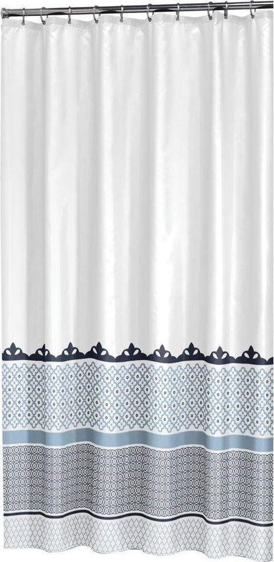 Sealskin marrakech douchegordijn 180x200 cm - polyester - blauw metallic