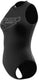 Speedo endurance+ logo hydrasuit 1 piece dames sportbadpak - kleurvast badpak dames - chloorbestendig zwempak dames - sportbadpak dames met ritssluiting - zwart wit - 42