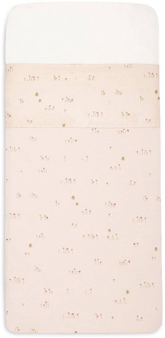 Jollein laken wieg - 75x100cm - katoen - pretty picnic