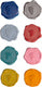 Vacuvin vacu vin glass markers classic – set van 8 glasmarkers – wijnzegel design – herbruikbare glasmarkeerders