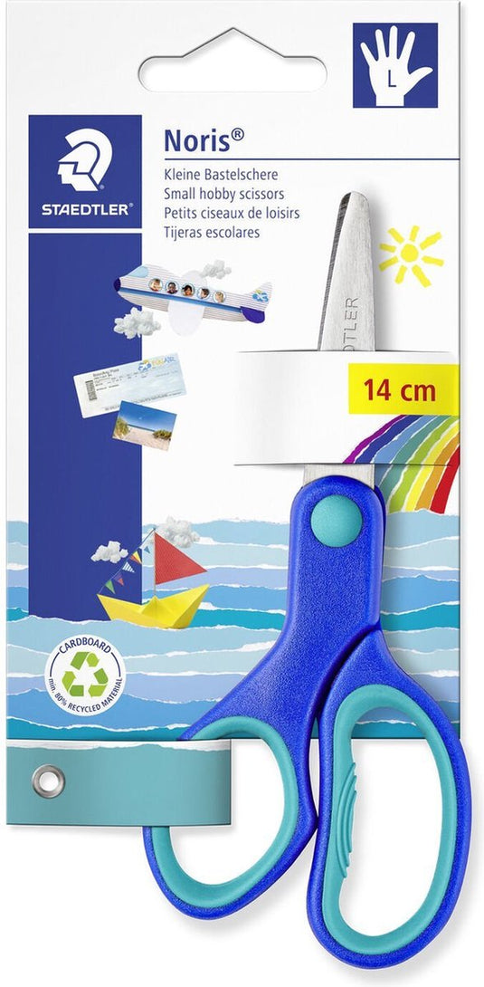 Staedtler noris club schaar 14 cm, voor linkshandigen