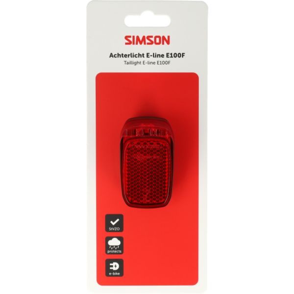 Load image into Gallery viewer, Simson aurora achterlicht e-line e100f
