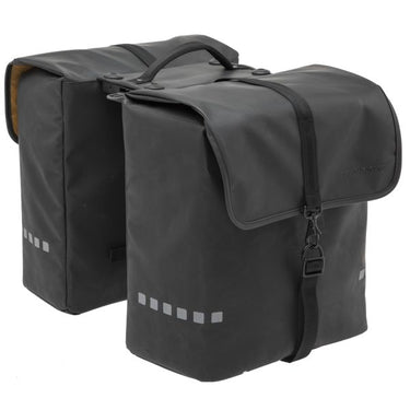 New Looxs Odense Dubbele Fietstas - Zwart - 39L