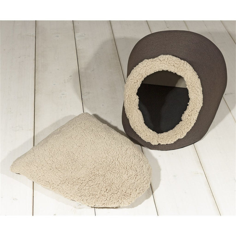 Load image into Gallery viewer, Sun garden simba huisdieren hol 45x40x32cm bruin beige

