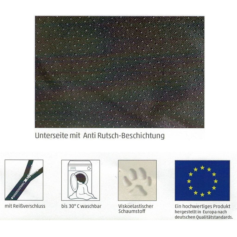 Load image into Gallery viewer, Sun Garden Sun Garden Lou Orthopedisch Hondenkussen 60x40x5 cm Antraciet
