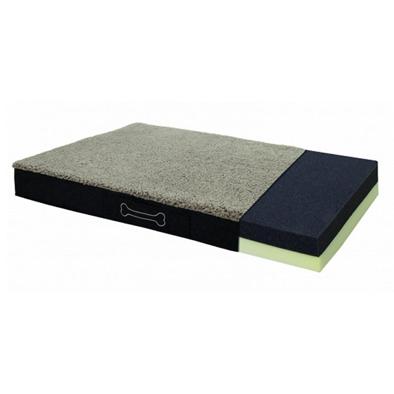 Load image into Gallery viewer, Sun garden buddy orthopedisch hondenkussen 72x50x8cm lichtgrijs gemeleerd
