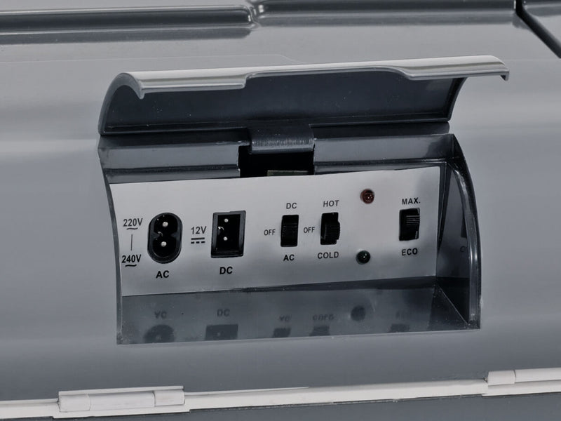 Load image into Gallery viewer, Outwell ecocool slate grey 24 12v 230v koelbox
