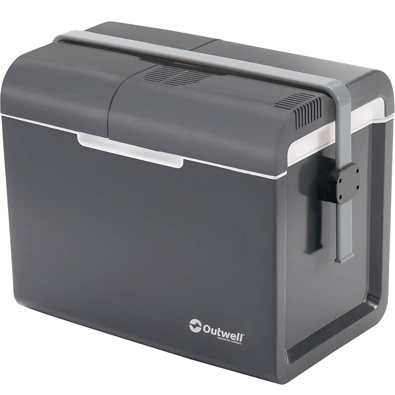 Load image into Gallery viewer, Outwell ecocool slate grey 35 12v 230v koelbox
