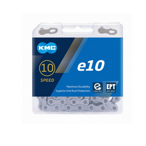 Chain 10 speed KMC e10 EPT 136 links - silver