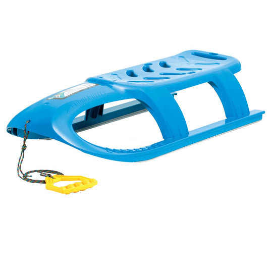 Basic kunststof slee bullet 102.5x40x23 cm blauw