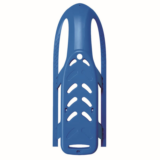 Basic kunststof slee bullet 102.5x40x23 cm blauw