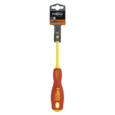 Neo tools platte schroevendraaier 2,5x75mm 1000v crmo staal