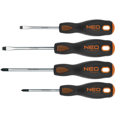 Neo tools schroevendraaierset 4dlg magnetisch crmo staal