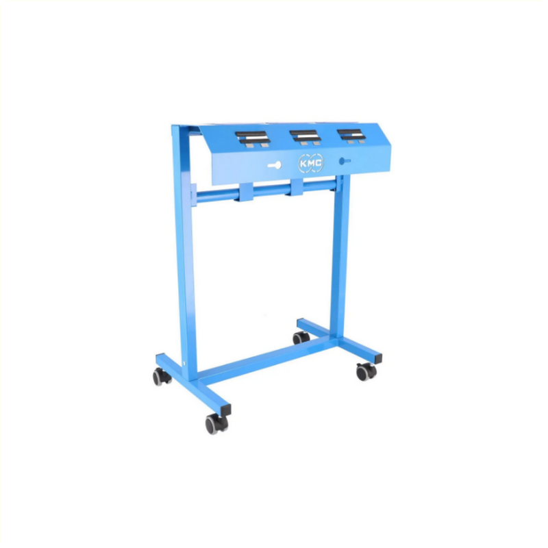 Load image into Gallery viewer, KMC Fietskettingrolhouder Pro - Blauw - 90x60x40cm
