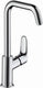 Hansgrohe focus - wastafelmengkraan - ééngreeps bediening - met trekwaste - 240mm - draaibare uitloop - chroom