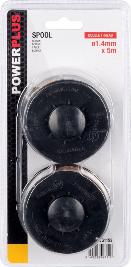 Powerplus powacg1152 bobijn - spoel voor grastimmer en bosmaaier -