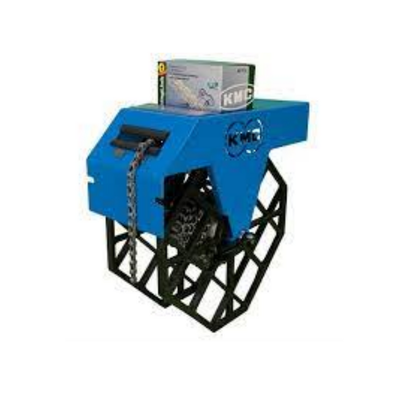 Load image into Gallery viewer, KMC Fietskettingrolhouder - Blauw - 1 haspel - Werkplaats
