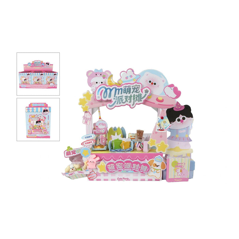 Afbeelding laden in galerijviewer, Kawaii knutselkraampje dierenfeest roze 15,5cm
