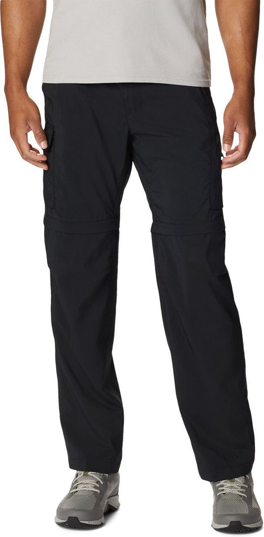 Columbia silver ridge™ utility convertible pant wandelbroek - converteerbare wandelbroek - heren - zwart - maat 28