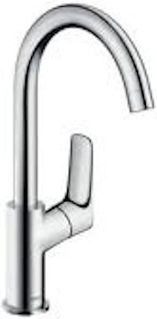 Hansgrohe logis - wastafelmengkraan - ééngreeps bediening - zonder waste - 210mm - draaibare uitloop - chroom