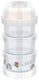 Mepal mio melkpoedertoren 3-delig - 360 ml - luchtdichte afsluiting met schekdop - multifunctioneel opbergen en doseren - sunshine rainbow