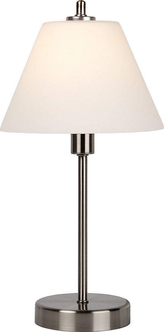 Lucide touch - tafellamp - ø 22 cm - 1xe14 - mat chroom