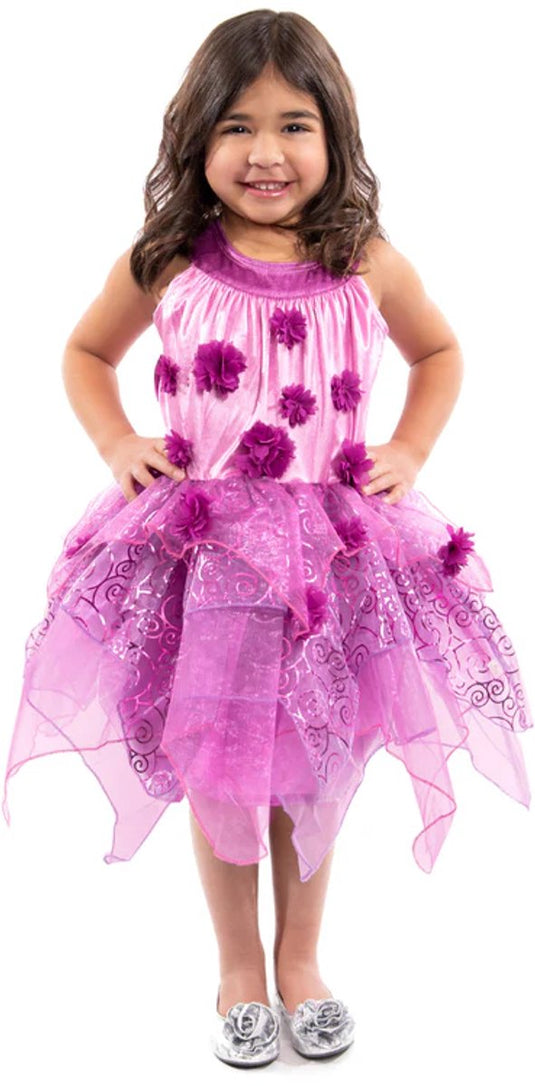 Little adventures - purple blossom fairy jurk – maat 110-122