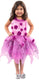 Little adventures - purple blossom fairy jurk – maat 110-122