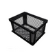 Krat pvc zwart 26l 40x30x22cm